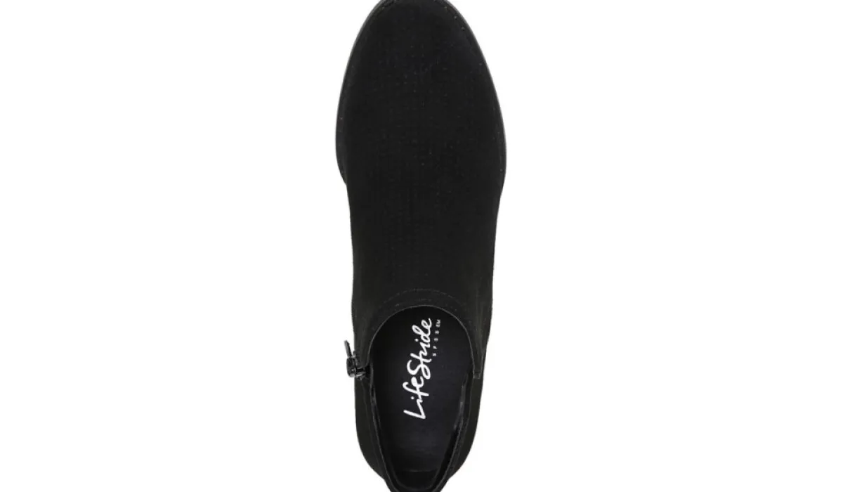 LifeStride Bottes^Botte Cheville A Talon Bloc Blake Pour Femmes - Moyen/Large