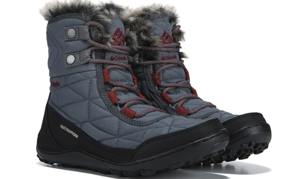 Columbia Bottes^Botte Dhiver Impermeable Minx Shorty 3 Omni-Heat Pour Femme