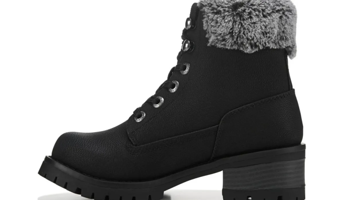 Lugz Bottes^Botte Haute Ornee De Fourrure Empire Pour Femmes