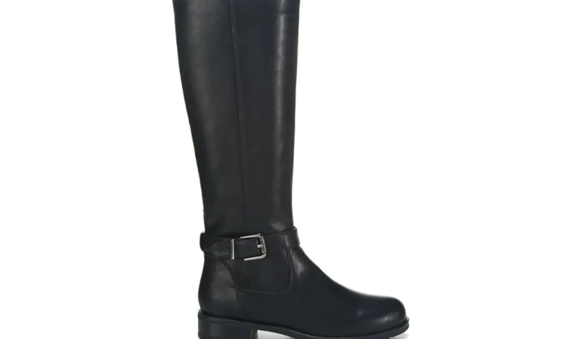 Taxi Bottes^Botte Impermeable En Cuir A Tige Haute Tessa Pour Femmes
