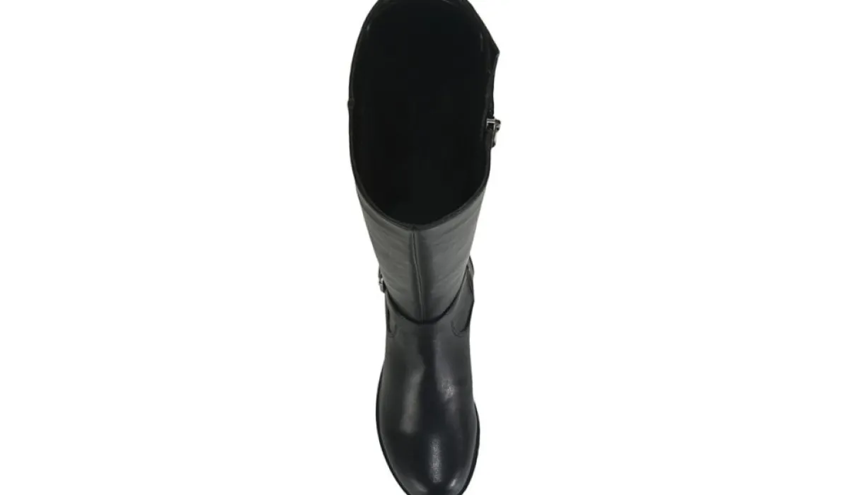 Taxi Bottes^Botte Impermeable En Cuir A Tige Haute Tessa Pour Femmes