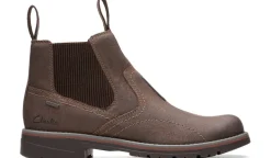 Clarks Bottes^Botte Morris Pour Hommes