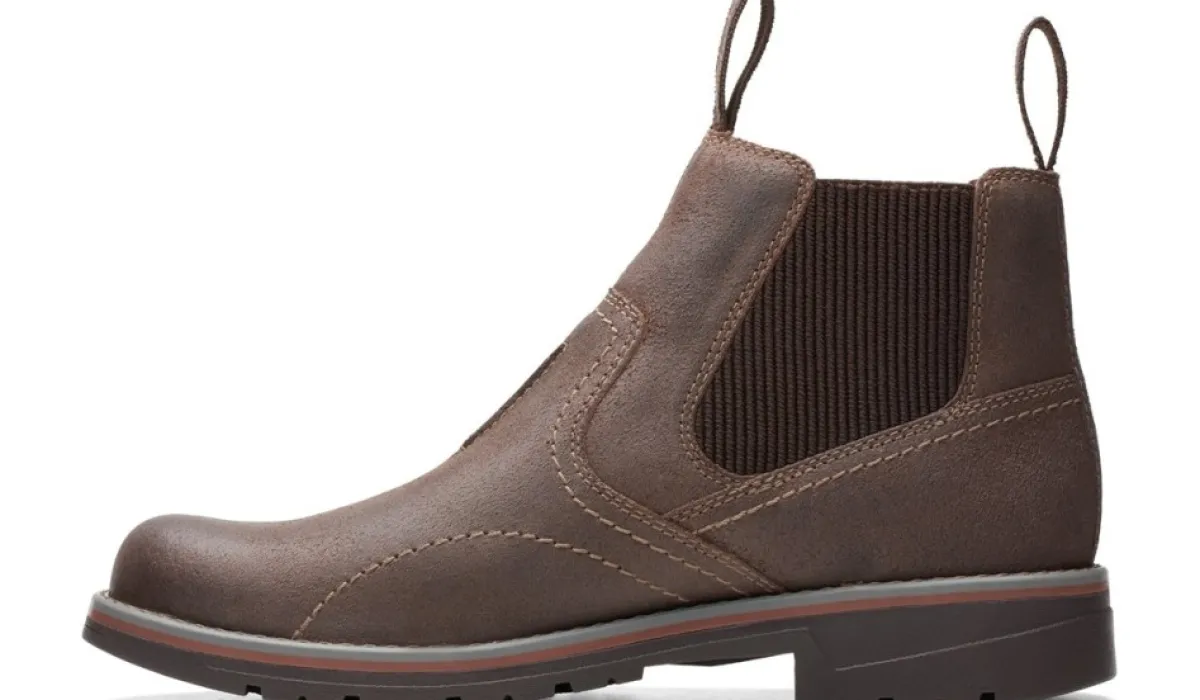 Clarks Bottes^Botte Morris Pour Hommes