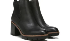 Naturalizer Bottes^Bottillon A Talon Bloc Madalynn A Decoupes Elasticisees Pour Femmes