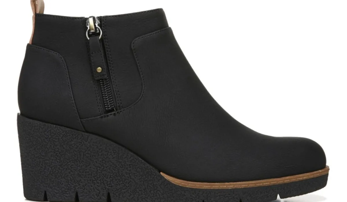 Dr. Scholl's Bottes^Bottillon A Talon Compense Bianca Pour Femmes