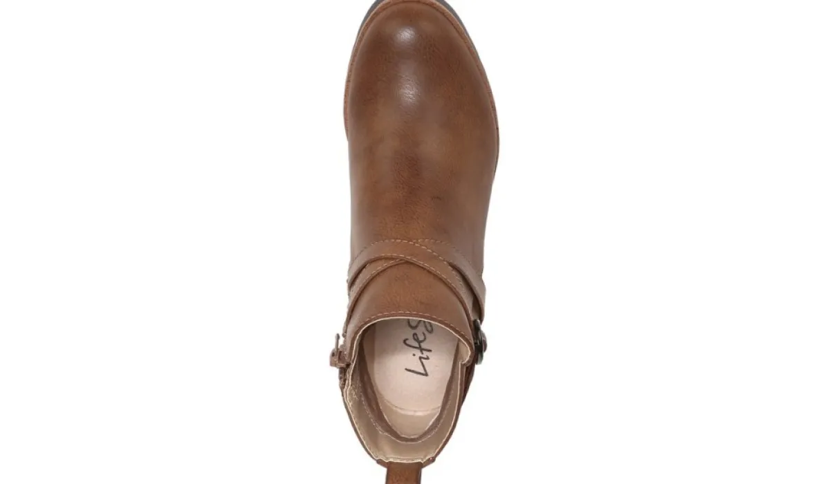 LifeStride Bottes^Bottillon A Talon Compense Zinfandel Moyen Et Large Pour Femmes