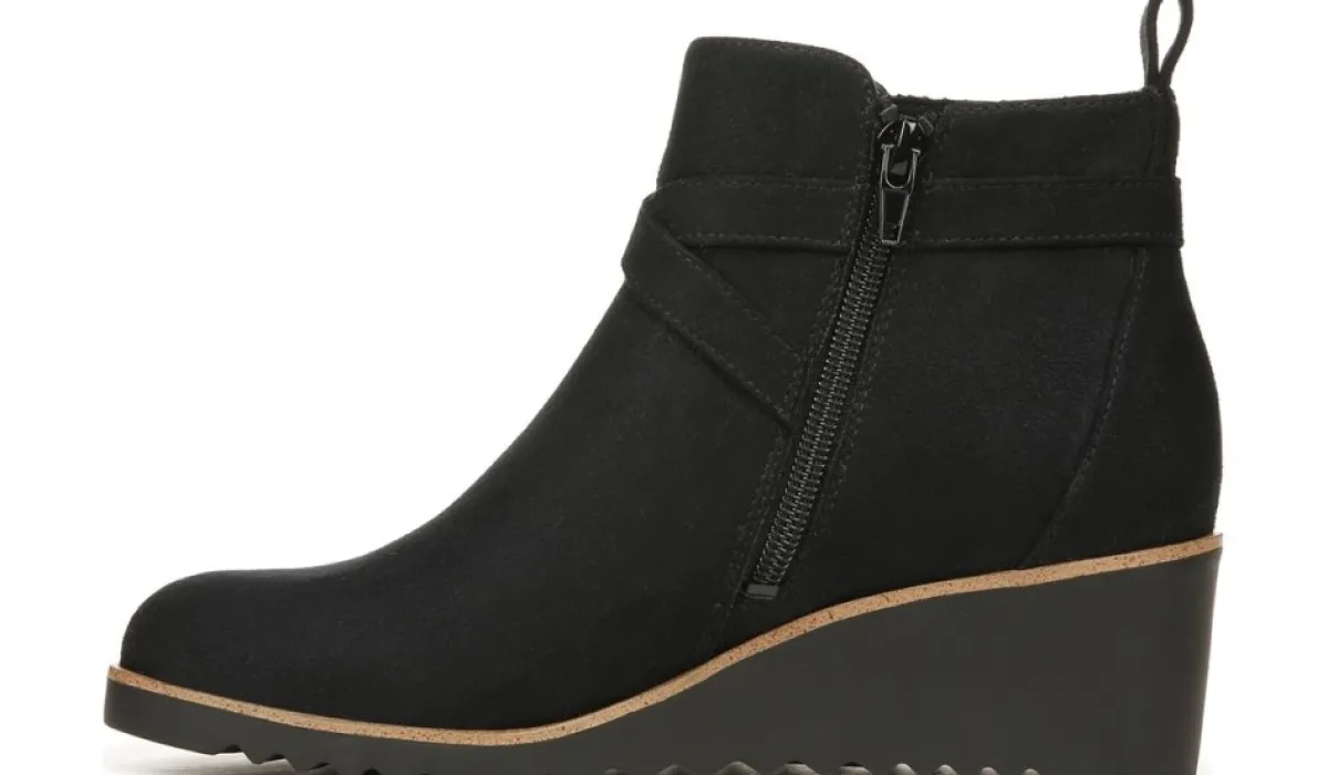 LifeStride Bottes^Bottillon A Talon Compense Zinfandel Moyen Et Large Pour Femmes