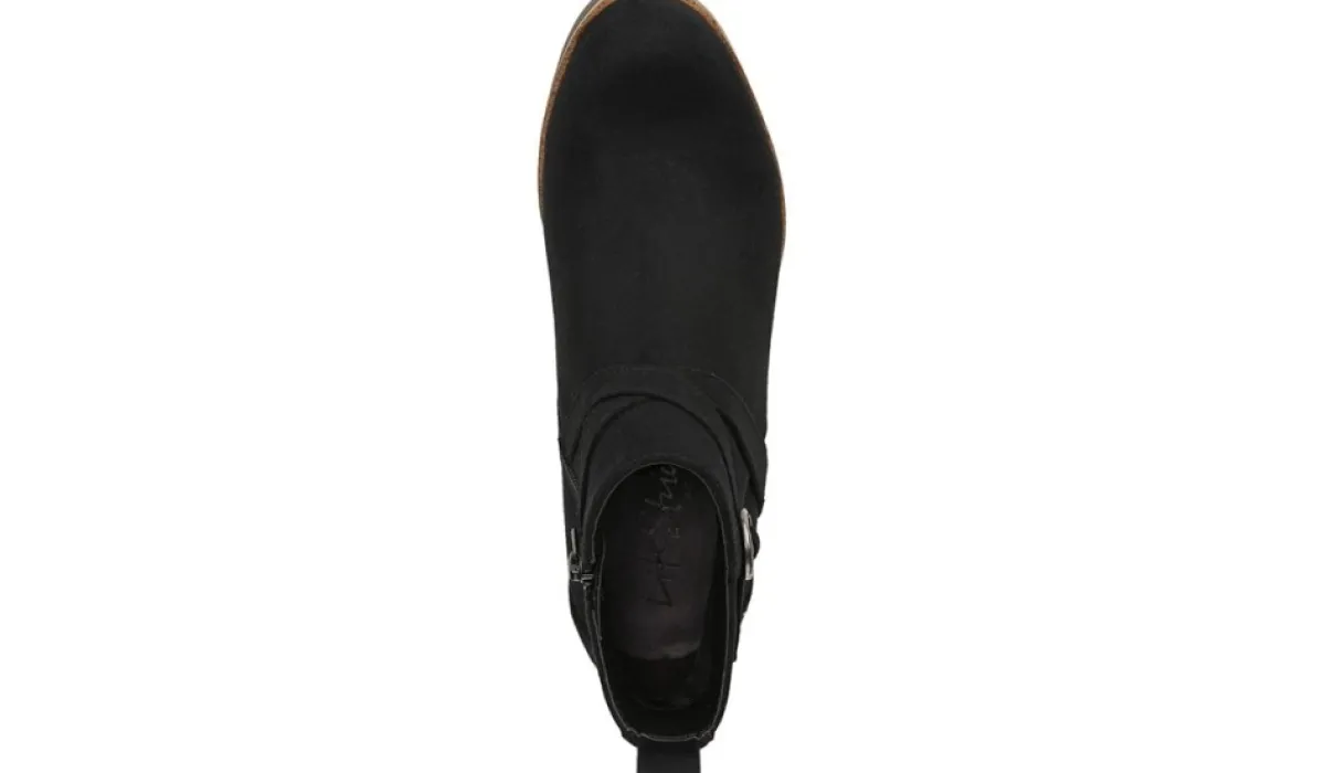 LifeStride Bottes^Bottillon A Talon Compense Zinfandel Moyen Et Large Pour Femmes