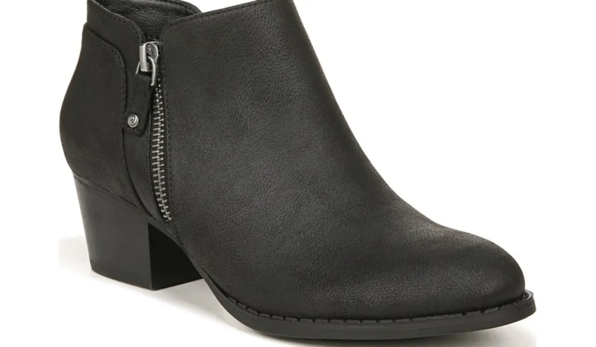 LifeStride Bottes^Bottillon Avec Fermeture Eclair Laterale Blake Moyen Et Large Pour Femmes