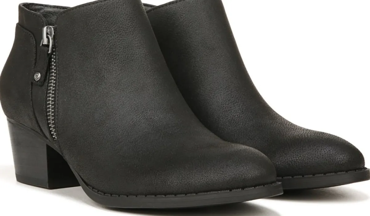 LifeStride Bottes^Bottillon Avec Fermeture Eclair Laterale Blake Moyen Et Large Pour Femmes