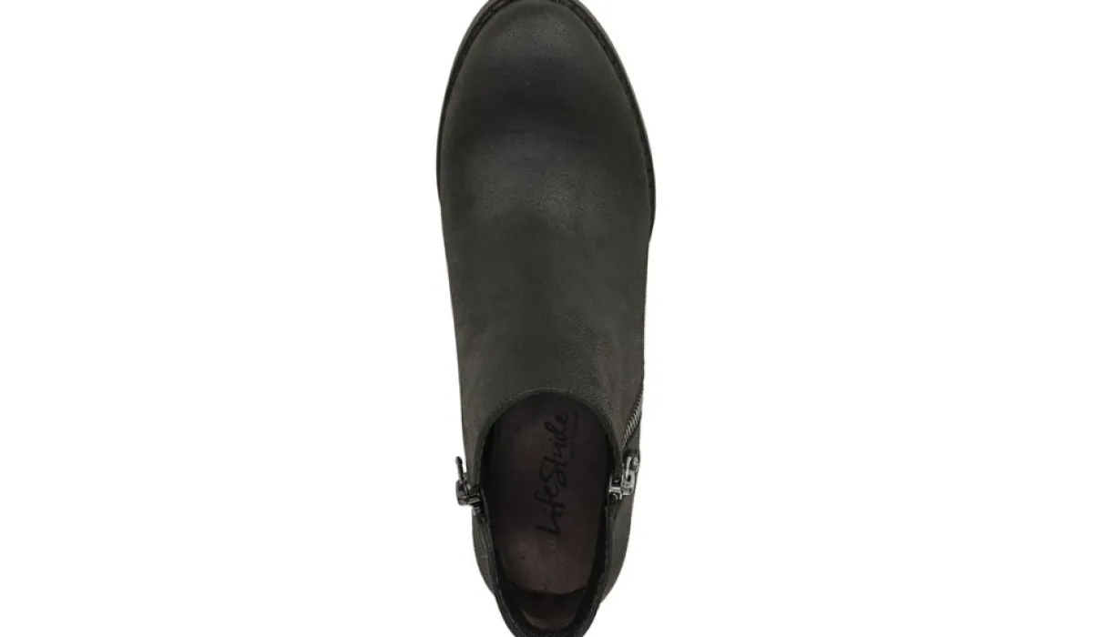 LifeStride Bottes^Bottillon Avec Fermeture Eclair Laterale Blake Moyen Et Large Pour Femmes