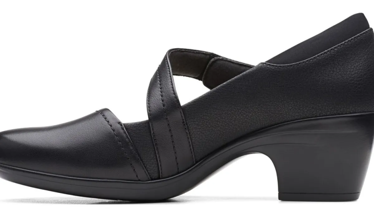 Clarks Sandales^Chaussure A Talon Bloc Emily Pearl Pour Femmes