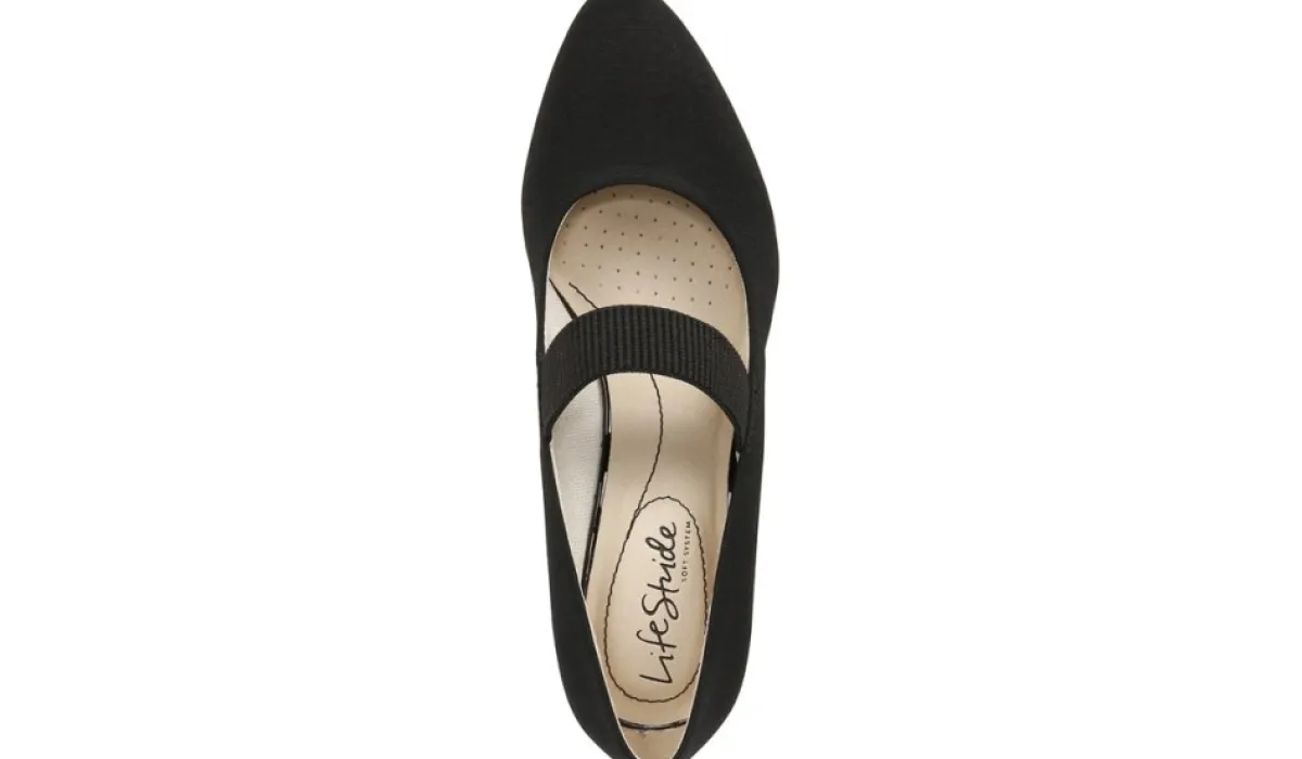 LifeStride Talons^Chaussure Compensee Mary Jane Gio Moyenne Et Large Pour Femmes
