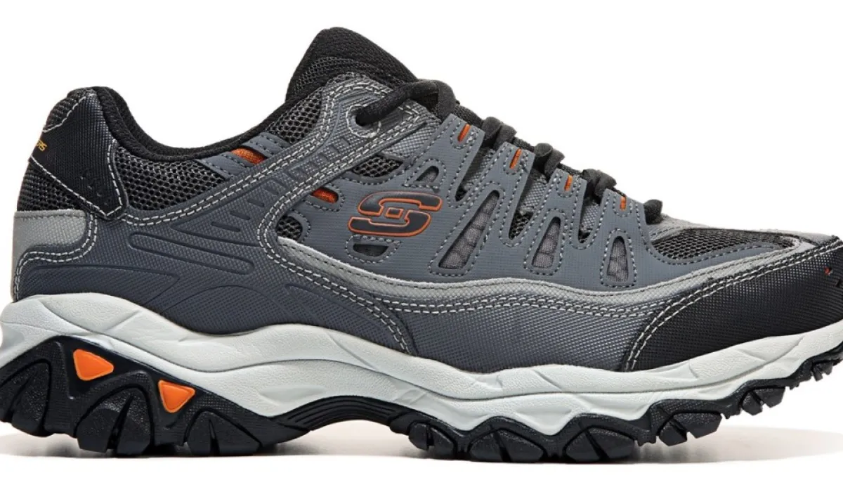 Skechers Chaussures Sport^Chaussure De Sport After Burn A Mousse Viscoelastique Pour Hommes - Extra-Large