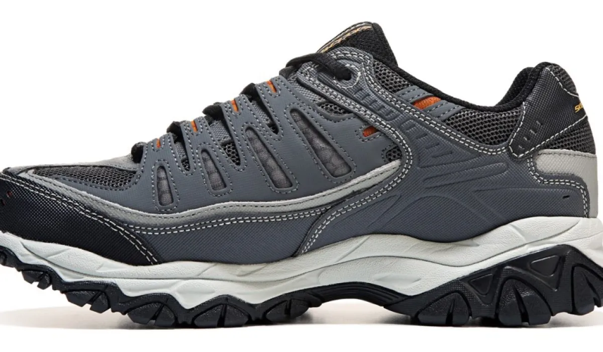 Skechers Chaussures Sport^Chaussure De Sport After Burn A Mousse Viscoelastique Pour Hommes - Extra-Large