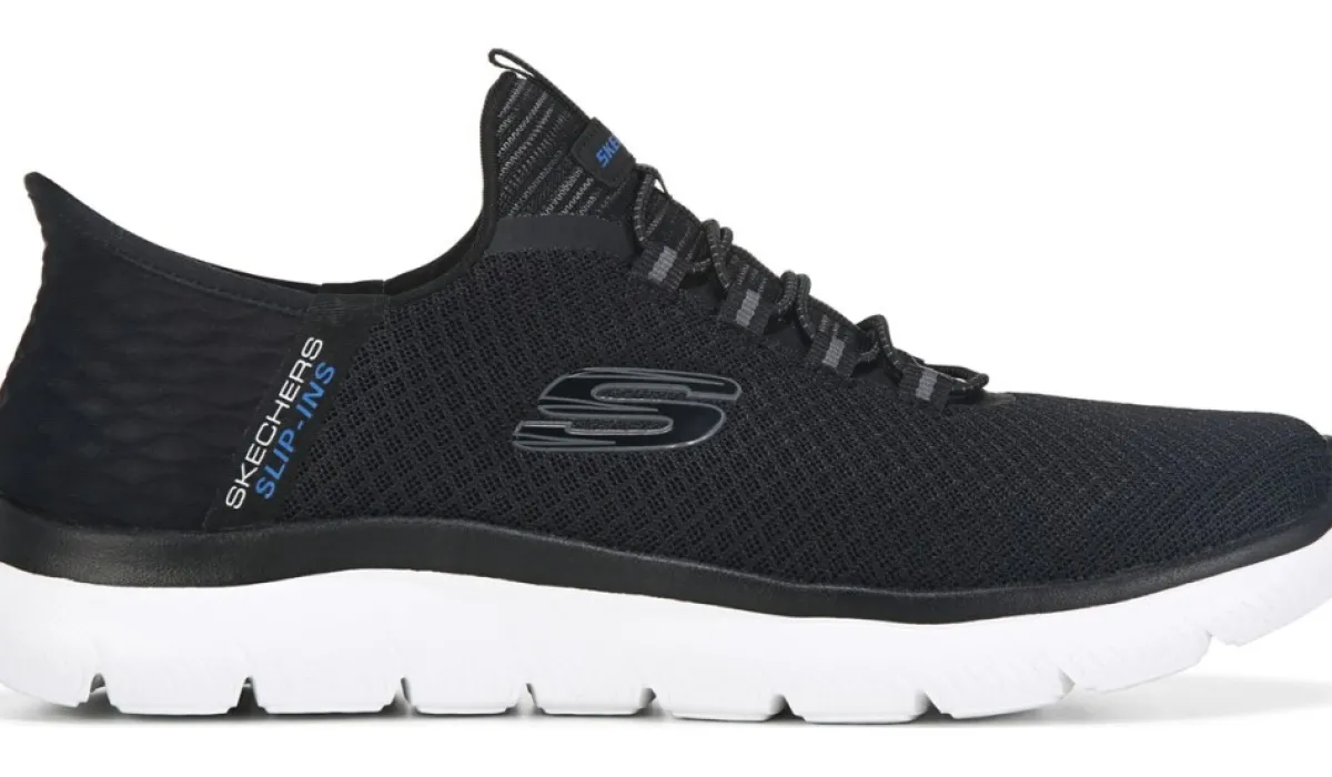 Skechers Chaussures Sport^Chaussure De Sport Fourreau Slip-Ins Summits Moyenne Et Large Pour Hommes
