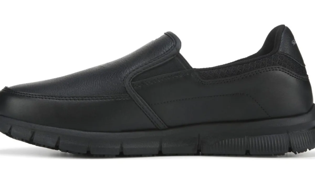 Skechers Work Chaussures Fourreau^Chaussure De Travail Antiderapante Nampa Groton Pour Homme - Large