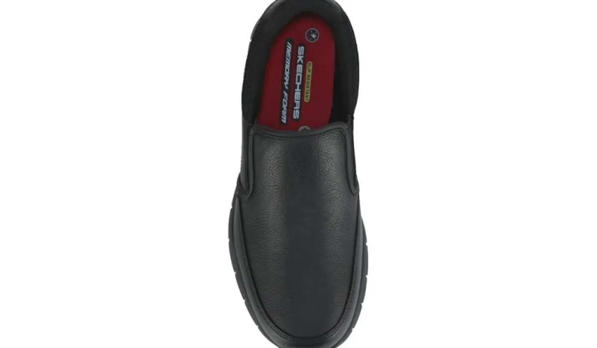 Skechers Work Chaussures Fourreau^Chaussure De Travail Antiderapante Nampa Groton Pour Homme - Large