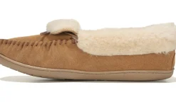 Minnetonka Moccasin Pantoufles^Pantoufle De Style Trappeur A Revers Tabby