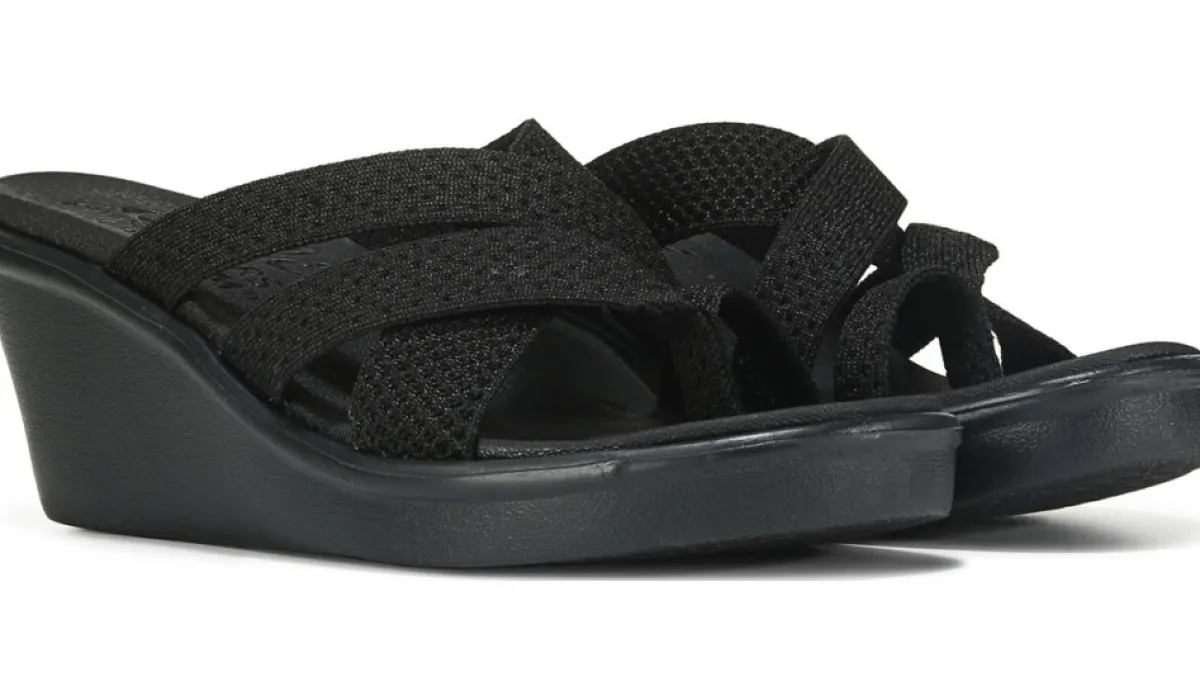 Skechers Sandales^Sandale A Talon Compense Rumble On Heat Maze Pour Femmes