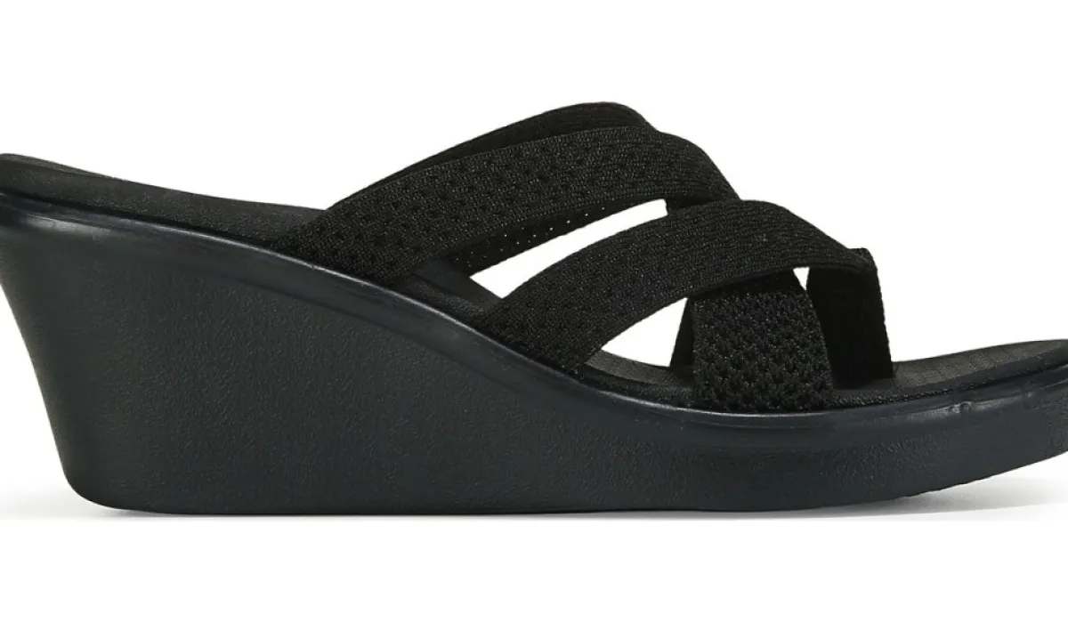 Skechers Sandales^Sandale A Talon Compense Rumble On Heat Maze Pour Femmes