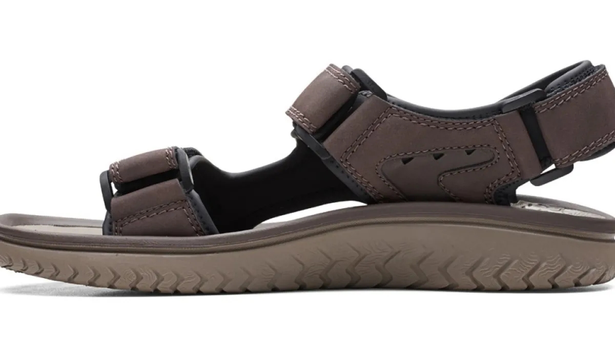 Clarks Sandales^Sandale A Trois Brides Pour Hommes