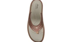Clarks Sandales^Tong Wesley Avec Bride Roulee Entre Les Orteils Pour Hommes